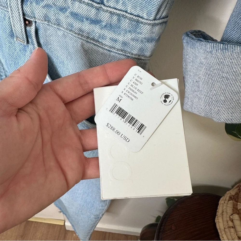 NWT Free People Etica Lotta Denim Dress Medium - Picture 6 of 7